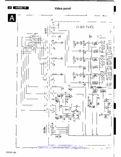 Philips CM6800 17B Schematic